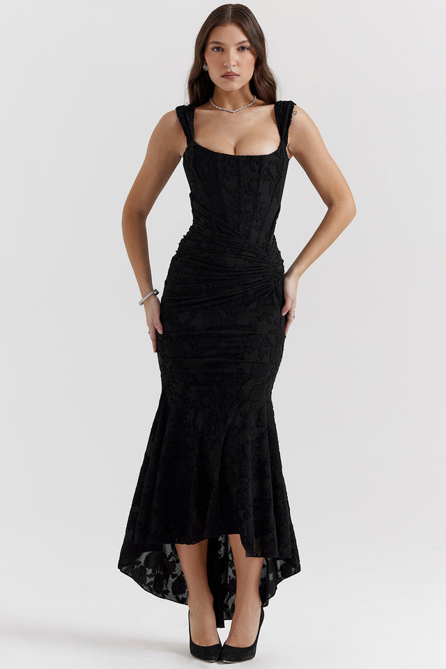 Boheme | Ärmelloses Raffung Bodycon Abendkleid für Damen