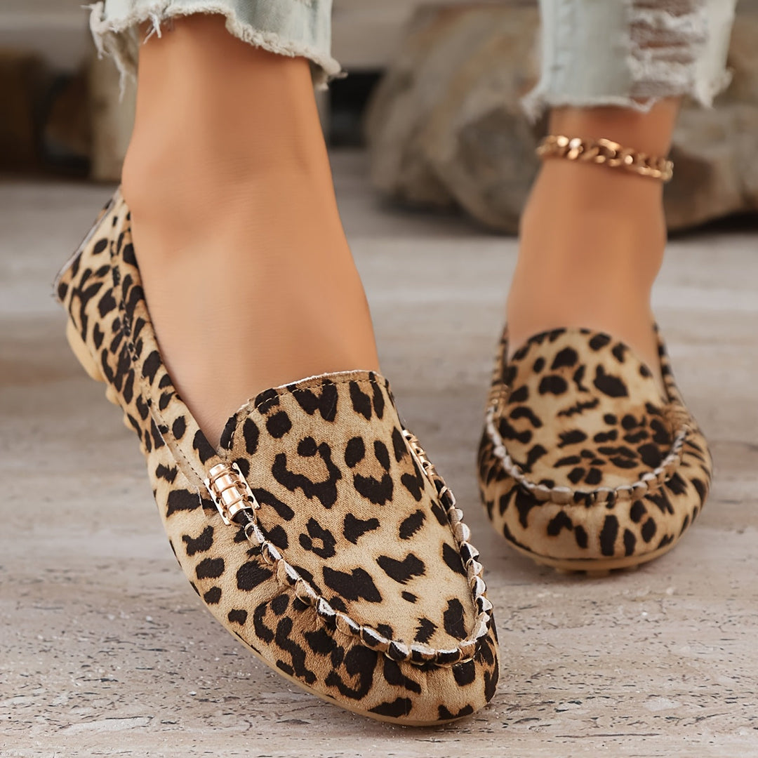 Jennifer | Leopardenmuster Slipper für Damen