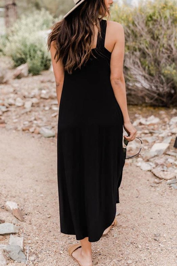 Jezrah | Halter Breeze Maxikleid für Damen mit Neckholder-Ausschnitt