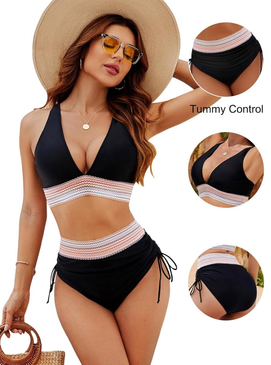 Eva | Dein selbstbewusster Bauch-Weg-Bikini für Damen mit mittlerem Bund