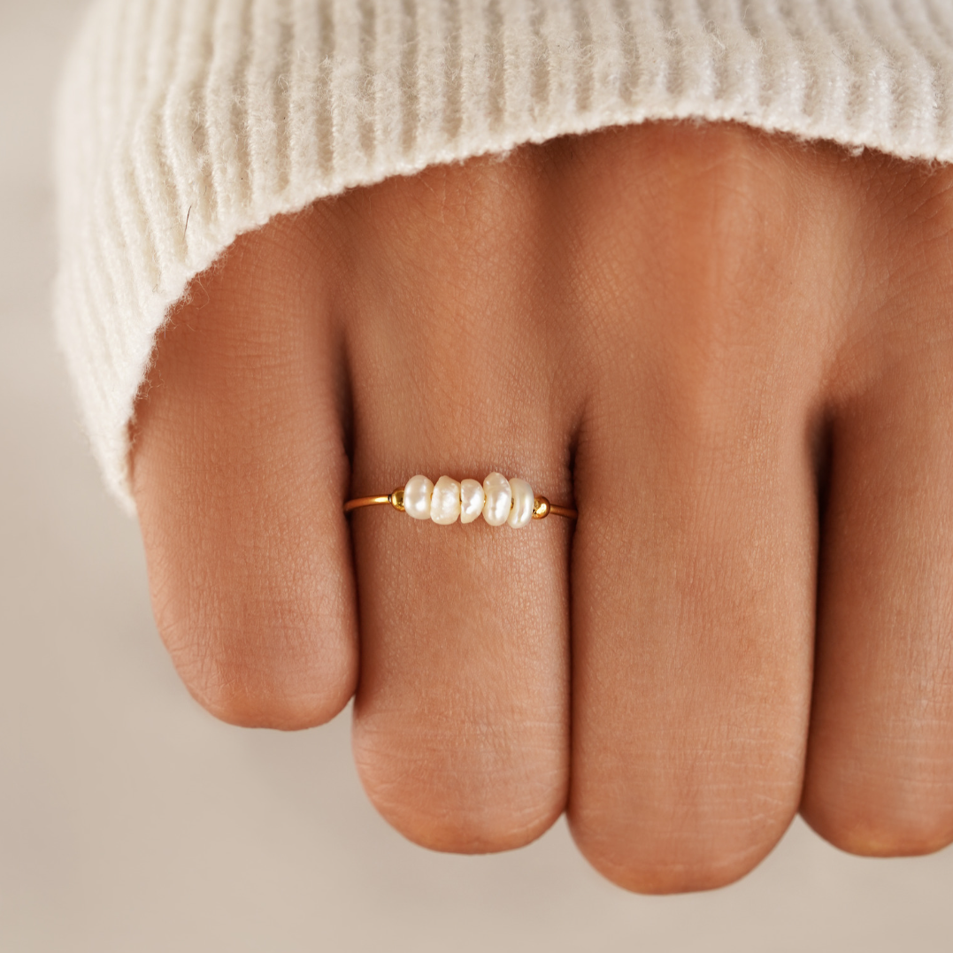 Silva | Ring aus Süßwasserperlen für Damen