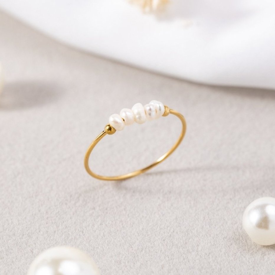 Silva | Ring aus Süßwasserperlen für Damen