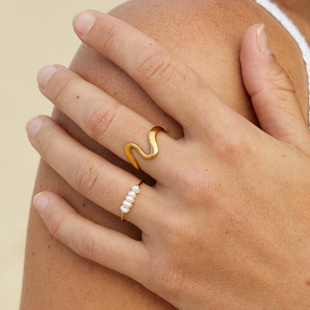 Silva | Ring aus Süßwasserperlen für Damen