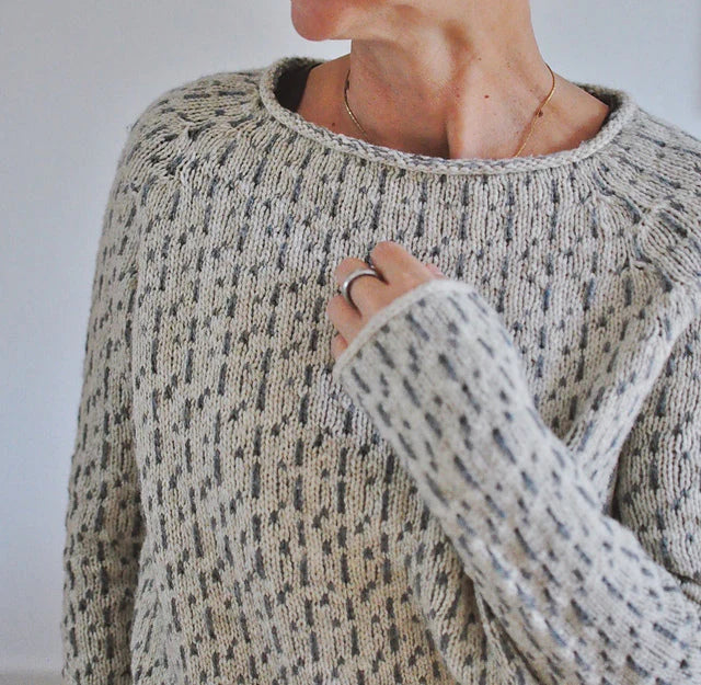 Kristine | Gemütlicher Textur Strickpullover für Damen mit Rundhalsausschnitt