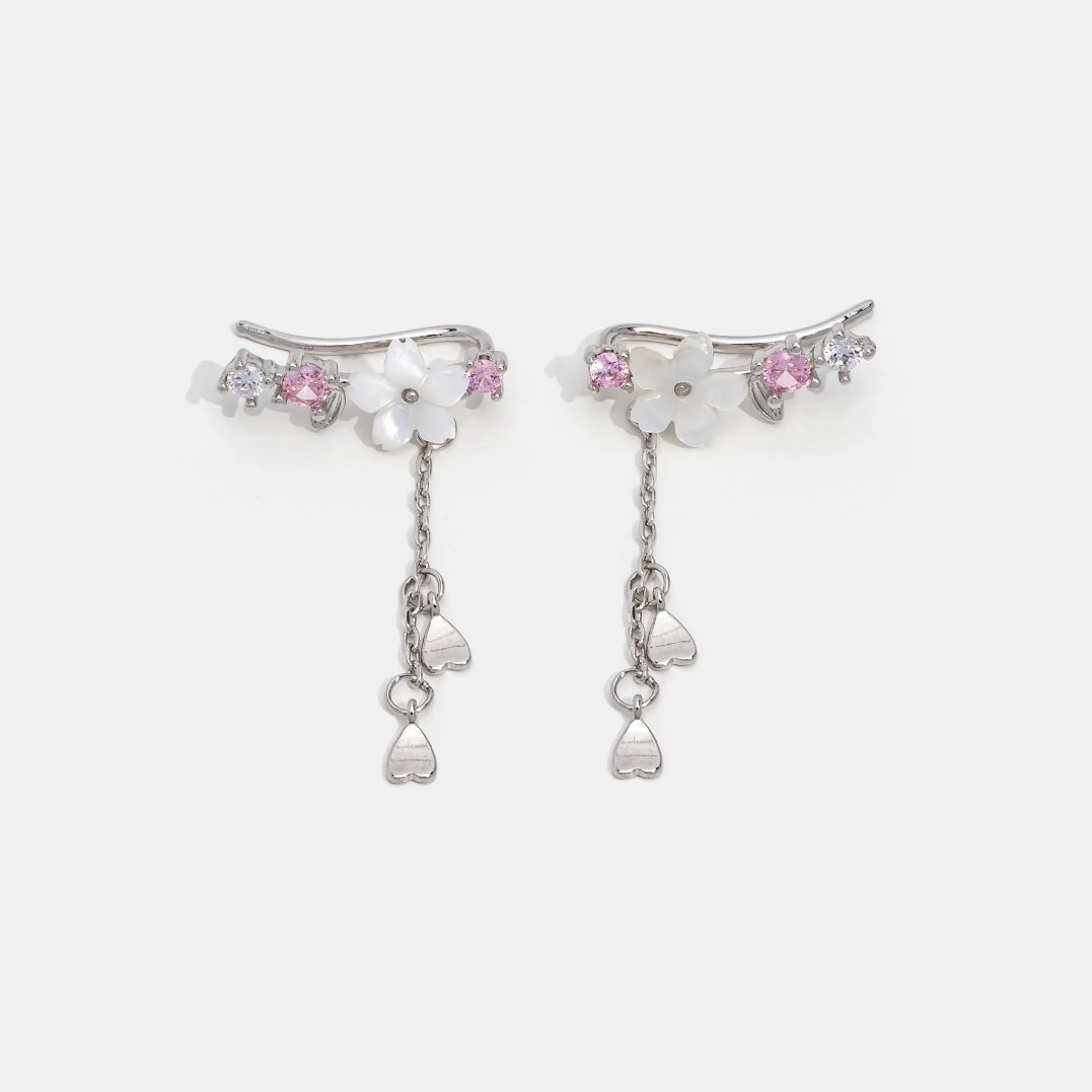 Kirschblüten Ohrringe für Damen