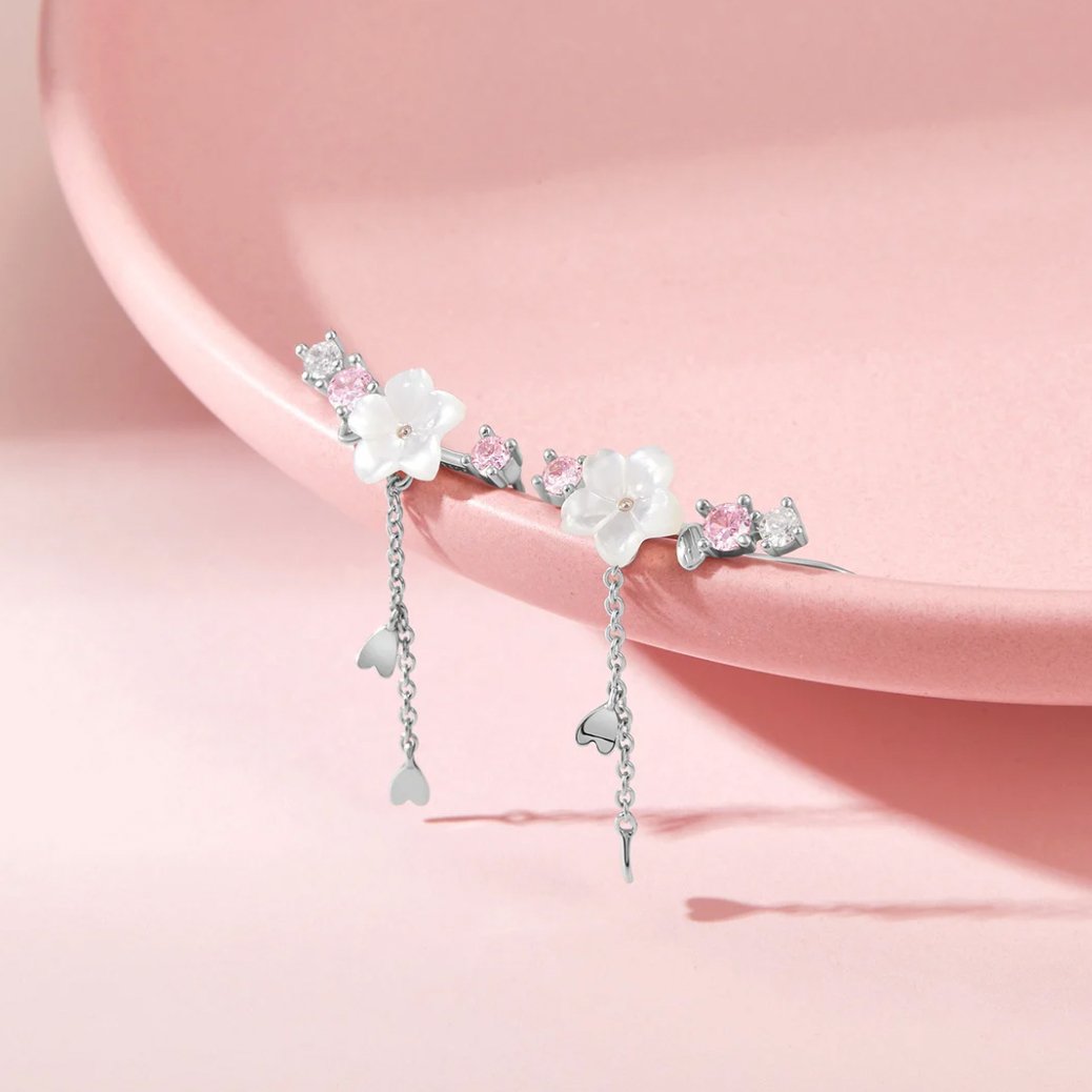 Kirschblüten Ohrringe für Damen