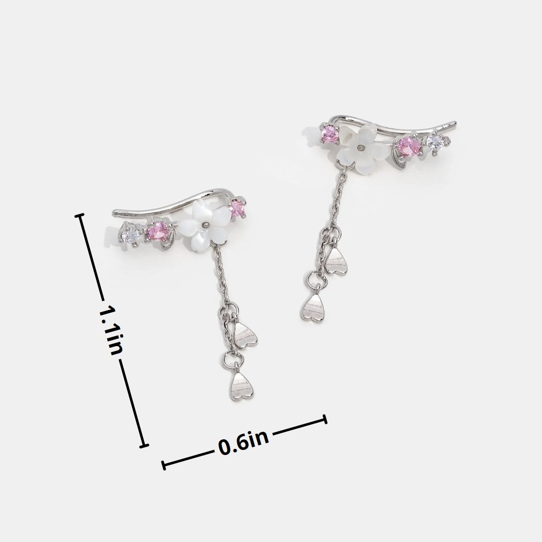 Kirschblüten Ohrringe für Damen