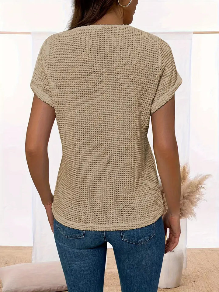 Megan | Schickes Shirt für Damen mit Rundhalsausschnitt