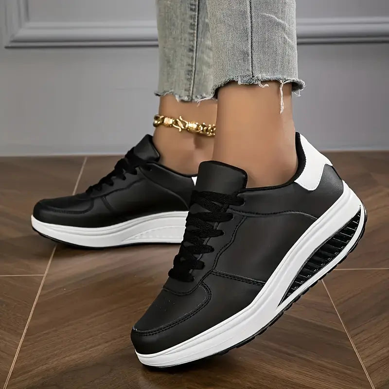Atmungsaktive Plattform-Sneaker für Damenmode für Damen