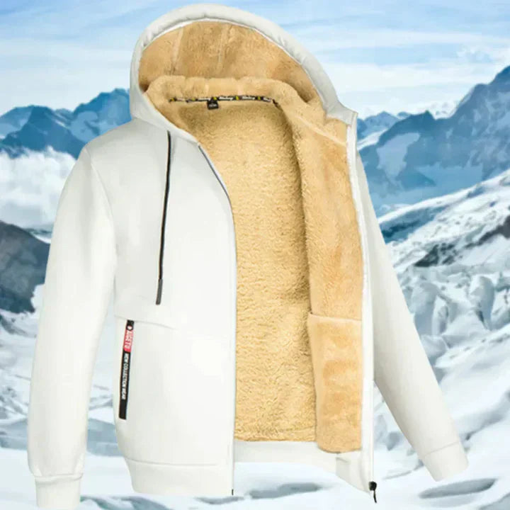 Arie | Herren Wintermantel mit Kapuze und langen Ärmeln