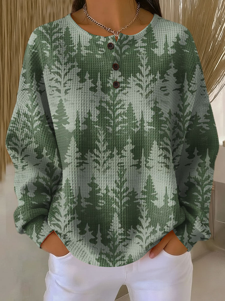 Inga | Weihnachts-Pullover für Damen mit klassischem Baum-Motiv