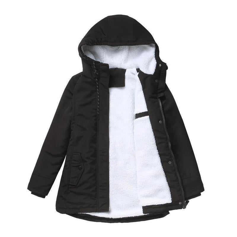 AMINA | Isolierte Winterjacke für Damen mit Kapuze und gestepptem Futter für ultimativen Wärmekomfort