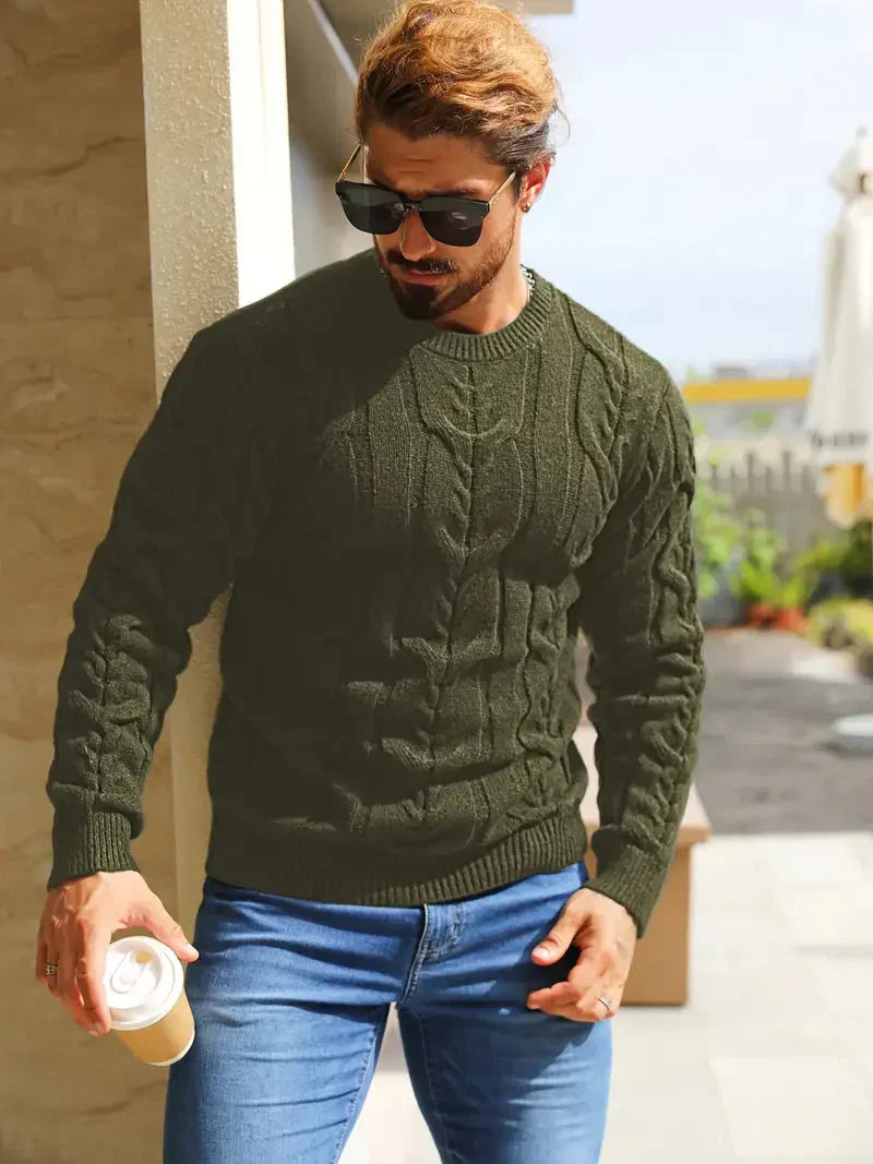 Brit und Boho | Graphica Geo Strickpullover mit geometrischem Muster