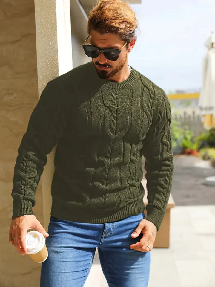 Brit und Boho | Graphica Geo Strickpullover mit geometrischem Muster