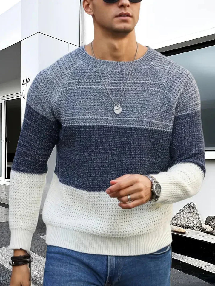 Brit und Boho | Der Orion Geometrische Strickpullover