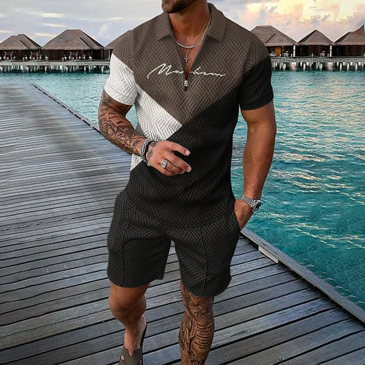 Jonas | Vanguard Poloshirt- und Shorts-Set für Herren