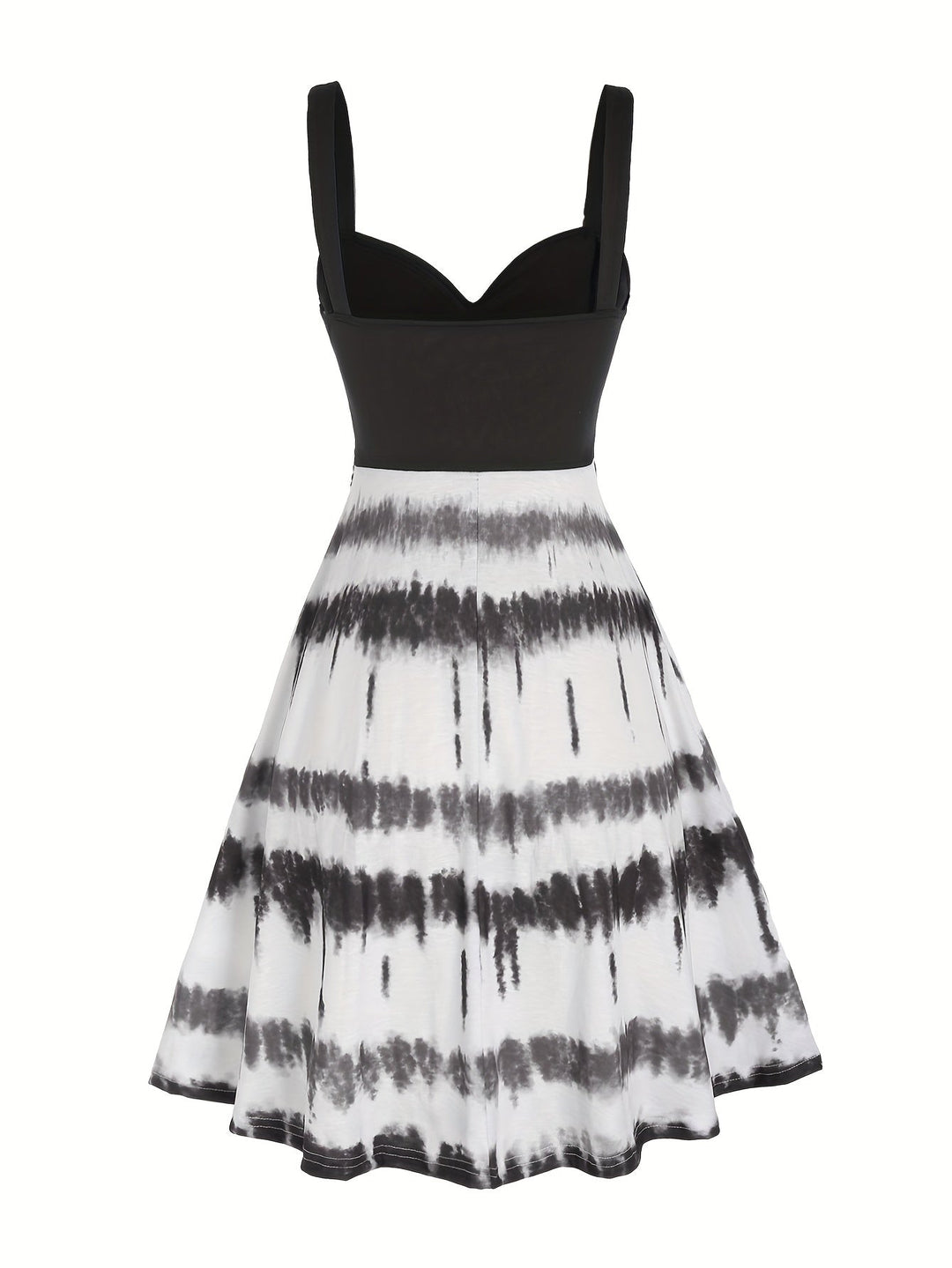 Gisele | Bequemes ärmelloses Sommerkleid für Damen mit Batikmuster