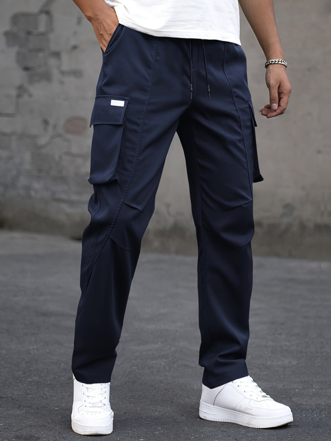 Sandro | Herren Freizeit Cargo-Hosen mit geradem Bein