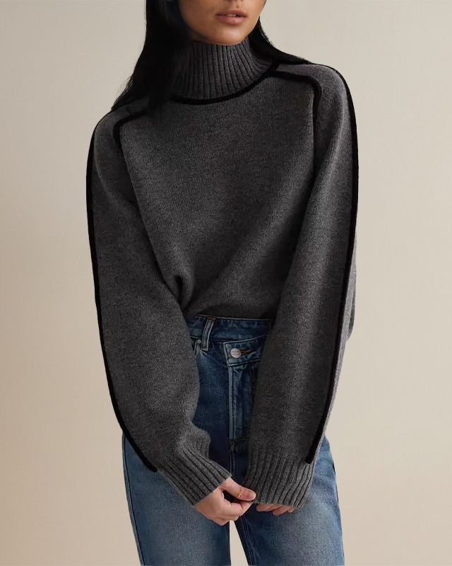 Sophie | Hochwertiger Pullover für Damen mit Rollkragen und langen Ärmeln