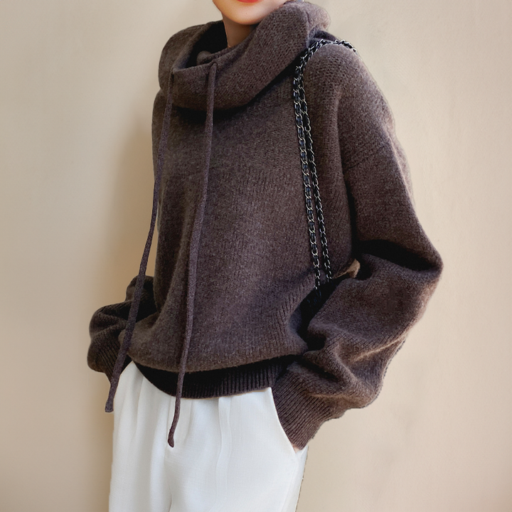Klara | Rollkragenpullover aus Merinowolle für Damen mit langen Ärmeln