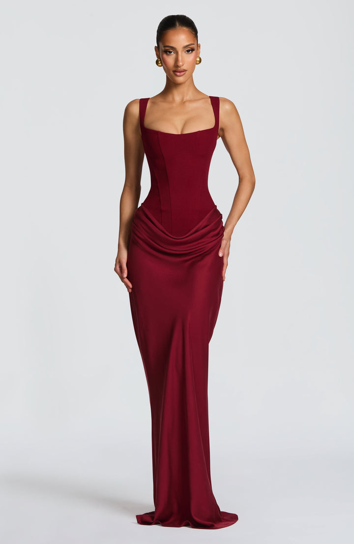 Damen Ärmelloses Maxikleid mit quadratischem Ausschnitt