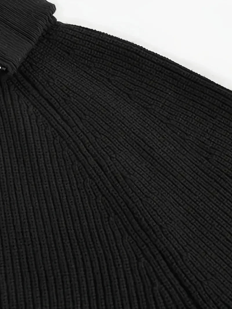 Brit und Boho | Ethan Klassischer Strick-Zipper mit langen Ärmeln
