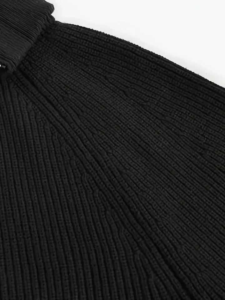 Brit und Boho | Ethan Klassischer Strick-Zipper mit langen Ärmeln
