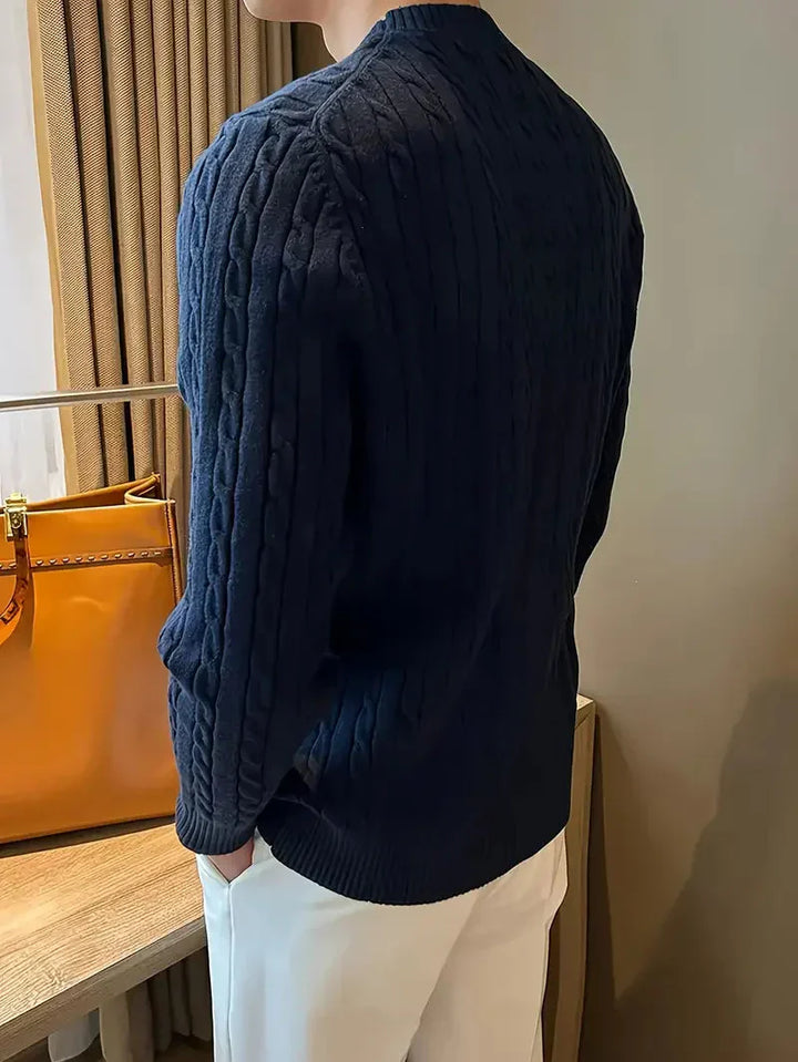 Brit und Boho | Kabelstrickpullover