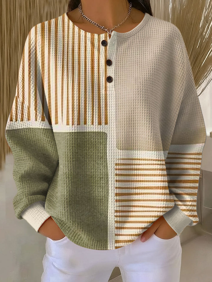 Luna | Alltagsluxus Pullover für Damen mit Rundhalsausschnitt und langen Ärmeln