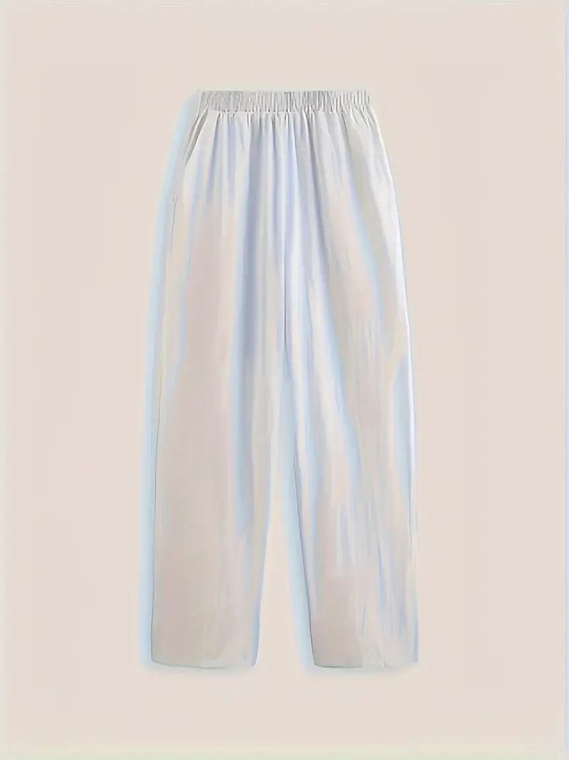 Rachel | Bequeme Capri für Damen mit elastischem Bund und geradem Bein