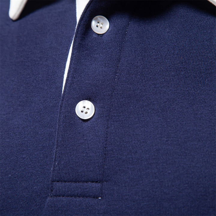 Poloshirt für Herren mit langen Ärmeln