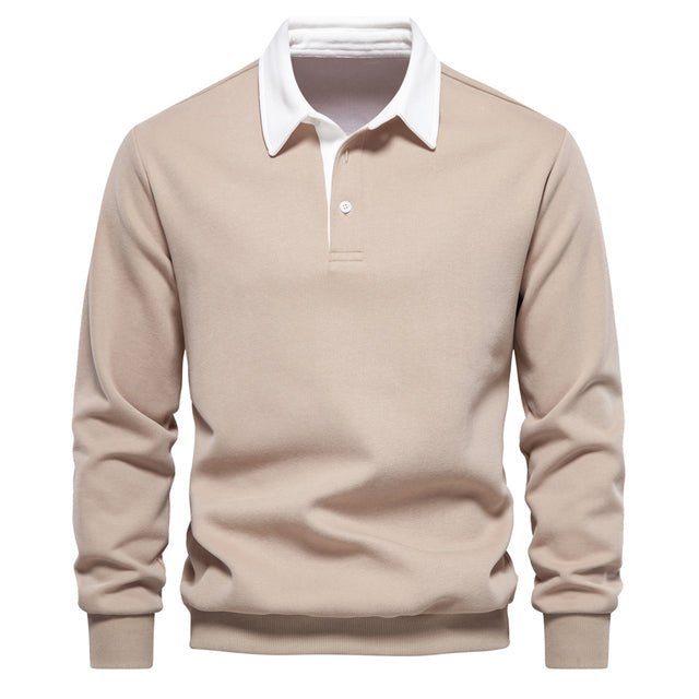 Poloshirt für Herren mit langen Ärmeln
