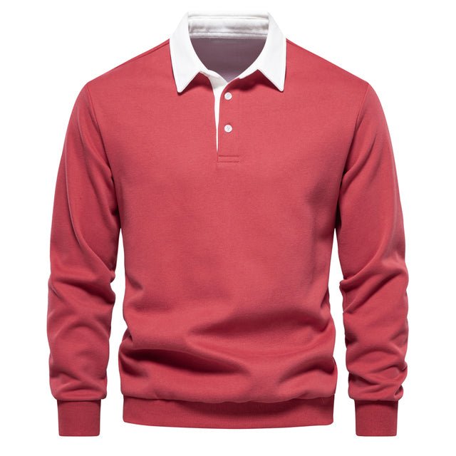 Poloshirt für Herren mit langen Ärmeln