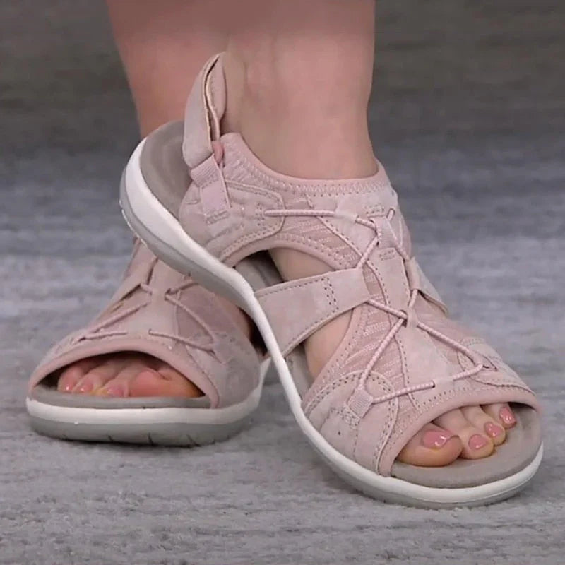 Ultimative Komfort Orthopädische Sandalen für Damen mit niedrigem Absatz