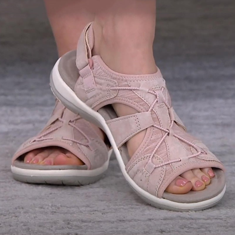 Lotte | Modische, verstellbare Sommersandalen für Damen mit Fußgewölbestütze