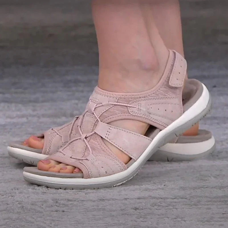 Ultimative Komfort Orthopädische Sandalen für Damen mit niedrigem Absatz