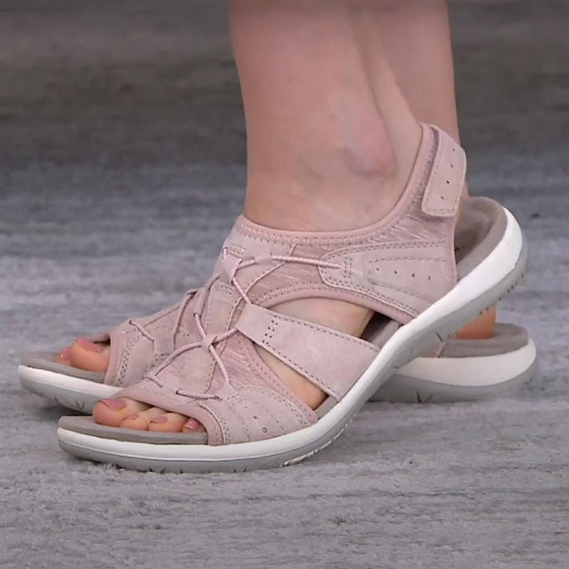 Lotte | Modische, verstellbare Sommersandalen für Damen mit Fußgewölbestütze