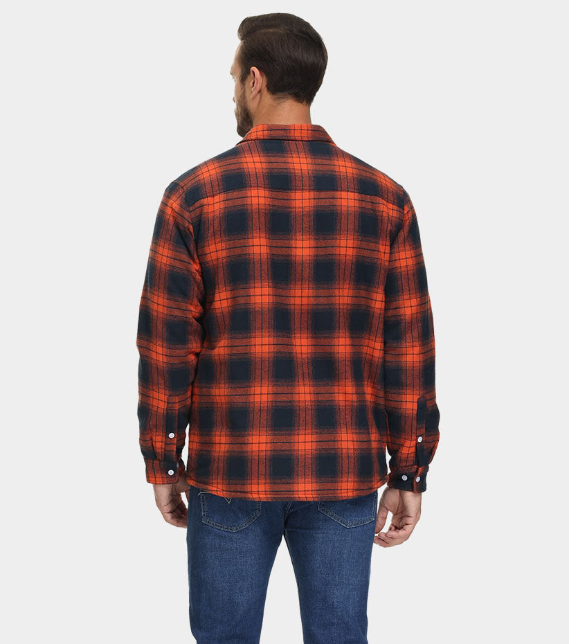 Matteo | Fusion Jacke für Herren mit Karomuster und langen Ärmeln