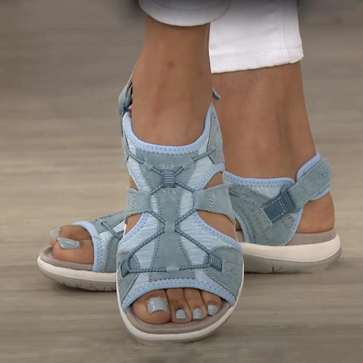 Daphne | Modische, verstellbare Sommersandalen für Damen mit Fußgewölbestütze