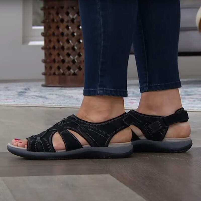Daphne | Modische, verstellbare Sommersandalen für Damen mit Fußgewölbestütze