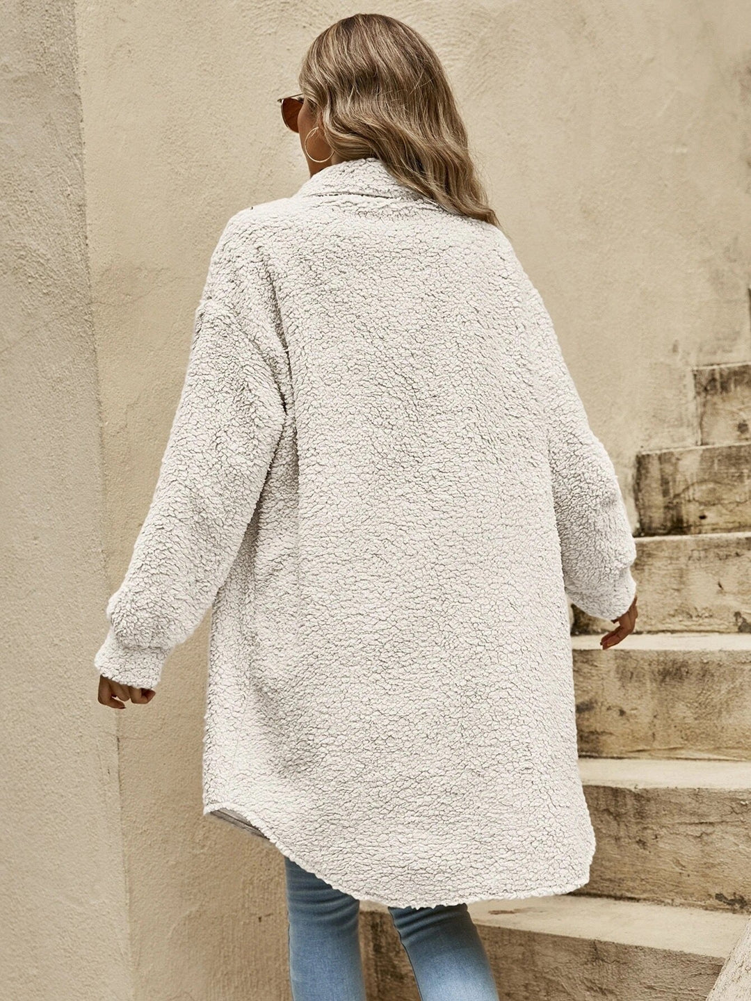 Helena | Damen Mantel mit Hemdkragen und Brusttaschen