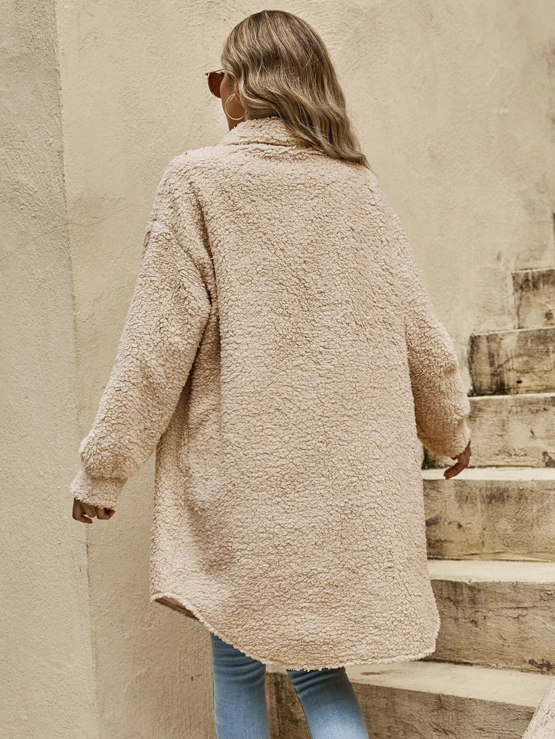 Helena | Damen Mantel mit Hemdkragen und Brusttaschen