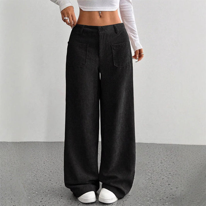 Damen Freizeit-Hochbundhose | Lockere Passform für ultimativen Komfort und Stil