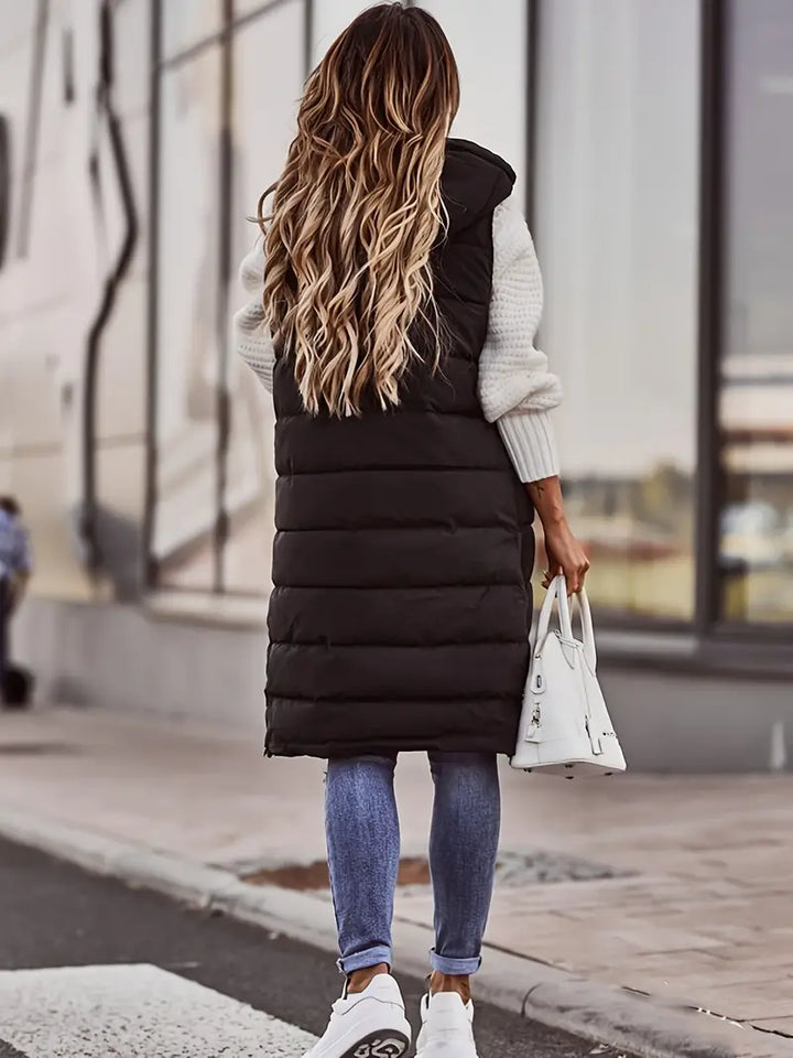Marzia | Mantel für Damen mit Kapuze und Knöpfen Auf Der Vorderseite