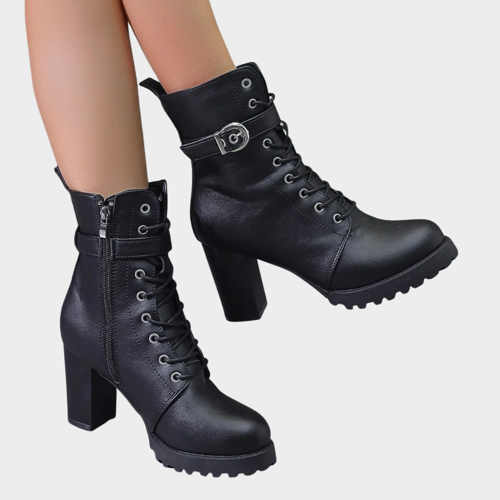 Quinn | Stiefeletten mit ausgestelltem Absatz