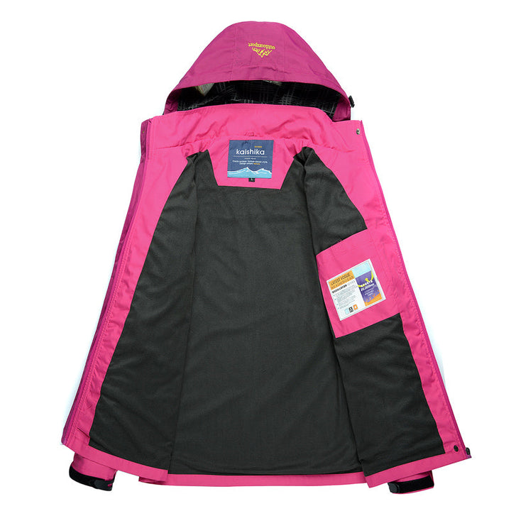 Eleonora | Wasserdichte Damenjacke für Damen mit Rundhalsausschnitt