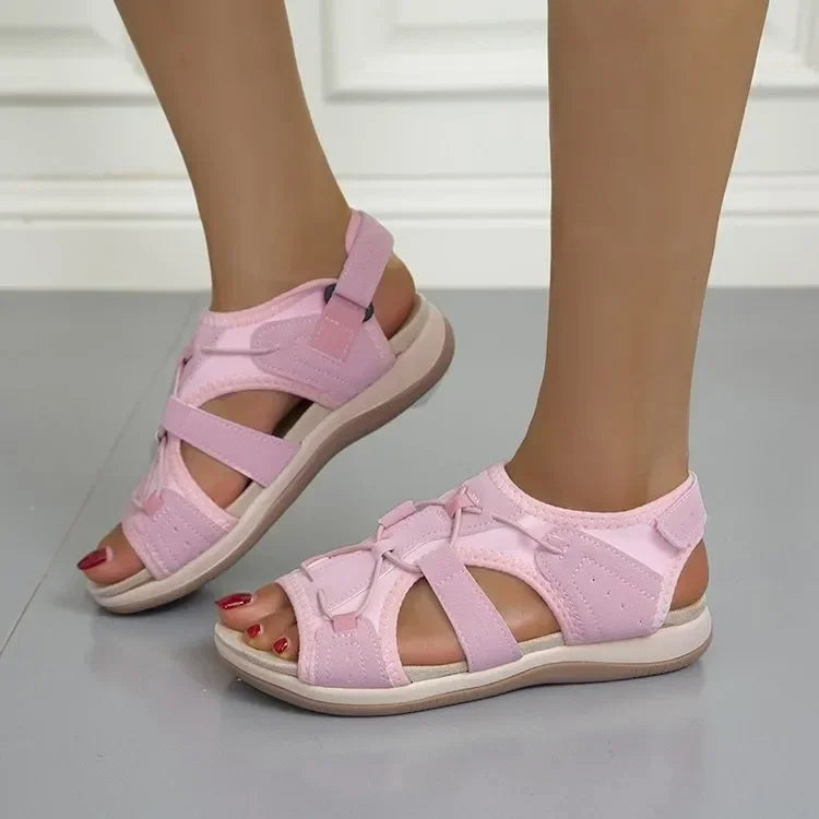 Lotte | Modische, verstellbare Sommersandalen für Damen mit Fußgewölbestütze