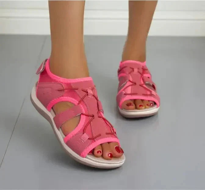 Ultimative Komfort Orthopädische Sandalen für Damen mit niedrigem Absatz