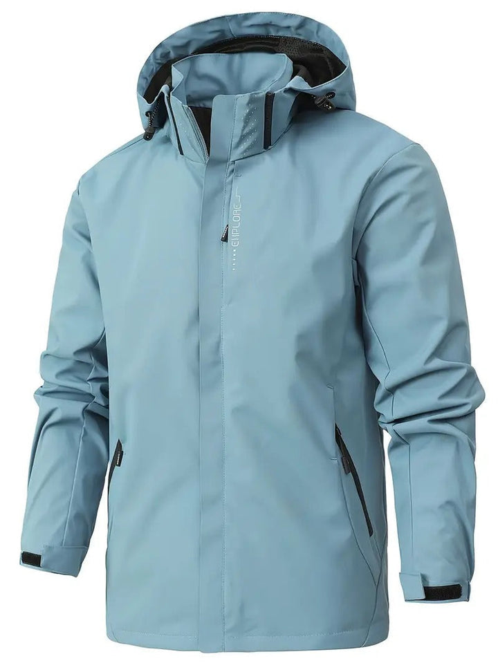 Drizzle | Leichter Wasserdichter Windjacke für Herren mit Kapuze und langen Ärmeln