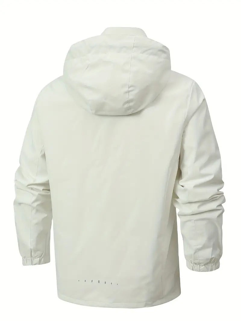 Drizzle | Leichter Wasserdichter Windjacke für Herren mit Kapuze und langen Ärmeln